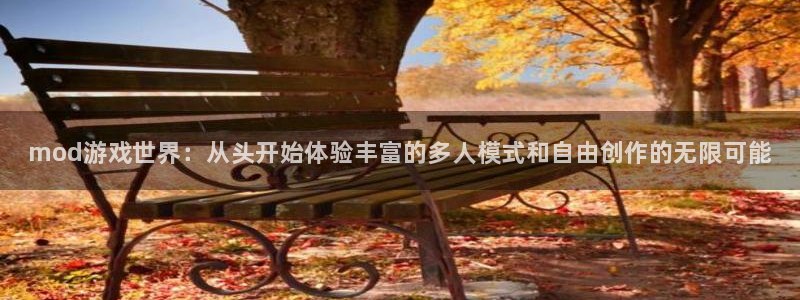 优贝娱乐平台登录：mod游戏世界：从头开始体验丰富的多人模式